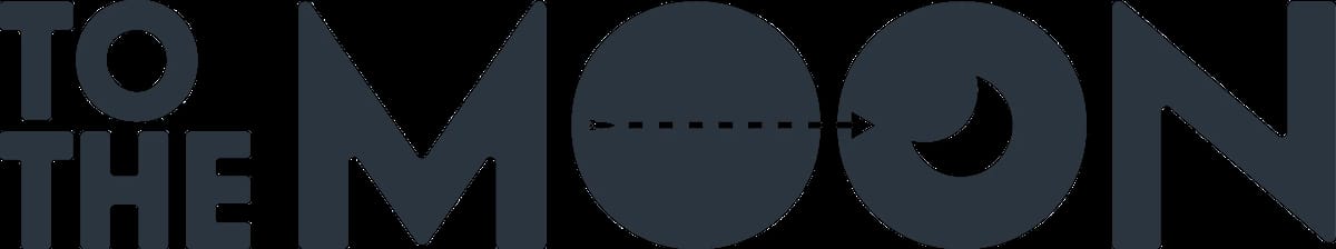 To The Moon event logo in black on white.